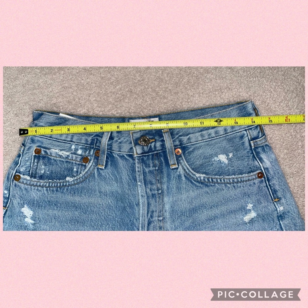 Agolde Parker Vintage Cut Off Short Swampmeet - Picture 11 of 11